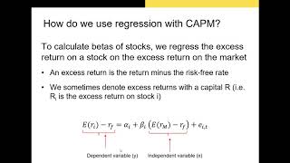 Modern Portfolio Concepts Part 7: Using the CAPM