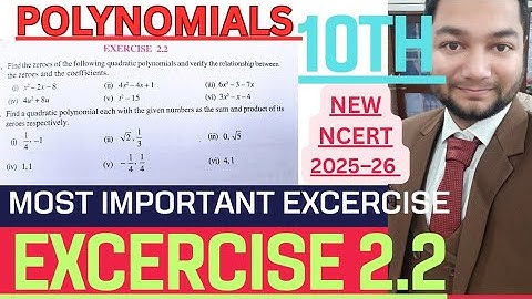 4. Class 10 |Maths |Polynomials|Excercise 2.2| #trending  | बहुपद  |@PathaniaStudyHQ#viralvideo