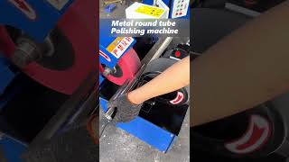 XYD round tube polishing machine #tubepolishing  #metalpolishing  #surfacefinishing