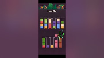 Complete Block King Sort Puzzle Level 371 to Level 380