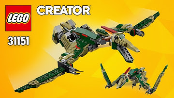 LEGO Creator Pterodactyl (31151) Alternative Build for T. Rex | Step-by-Step Building Instructions