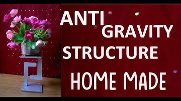Make an Impossible Anti Gravity Structure Science Project at Home | Impossible Floating Table Build.