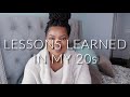Lessons Learned in my 20s