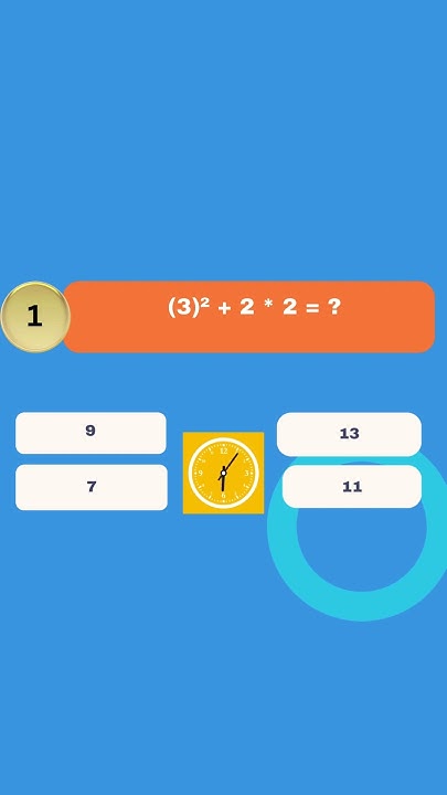Basic Math Quiz Questions and Answers Test Your Knowledge! 1 #best # ...
