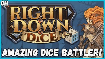 Amazing New Dice Battler Roguelike! Right And Down And Dice!