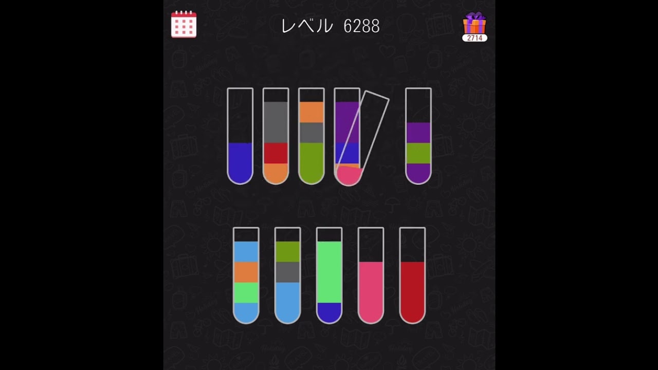 Water sort puzzle level 6288