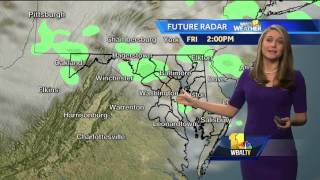 Cloudy, windy, mild on Friday