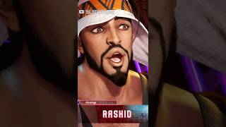 Rashid Face Expression Street Fighter 6 