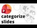 Stop Making Messy PowerPoint Slides | Categorize Slide System with Morph