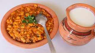 الزفيطي الحار  بدون مهراس سهل وسريع بذوق رااائع مممA delicious & spicy Algerian traditional dish