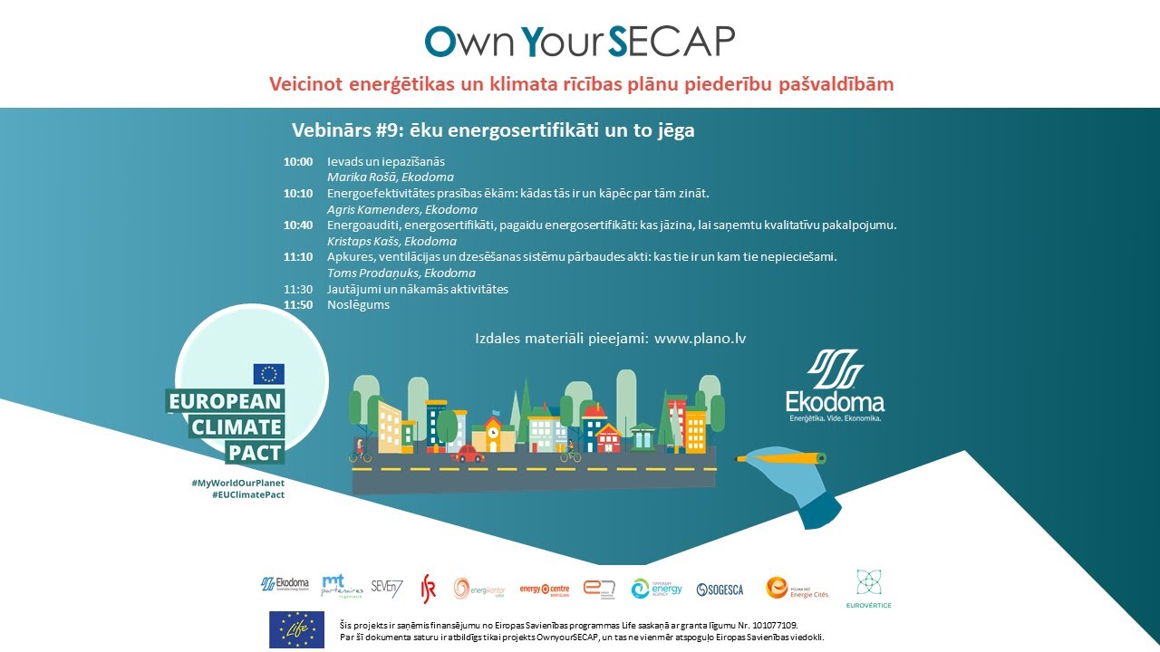 OwnYourSECAP 9. seminārs_Ēku energosertifikāti un to jēga