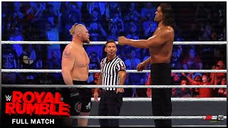 FULL MATCH - Brock Lesnar vs. The Great Khali - WWE Royal Rumble 2023