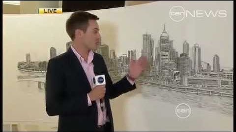 Brisbane from memory by Stephen Wiltshire