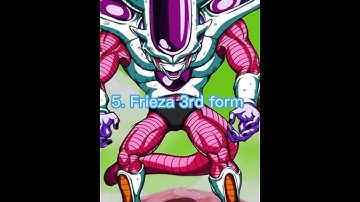All of frieza forms rank from weakest to strongest