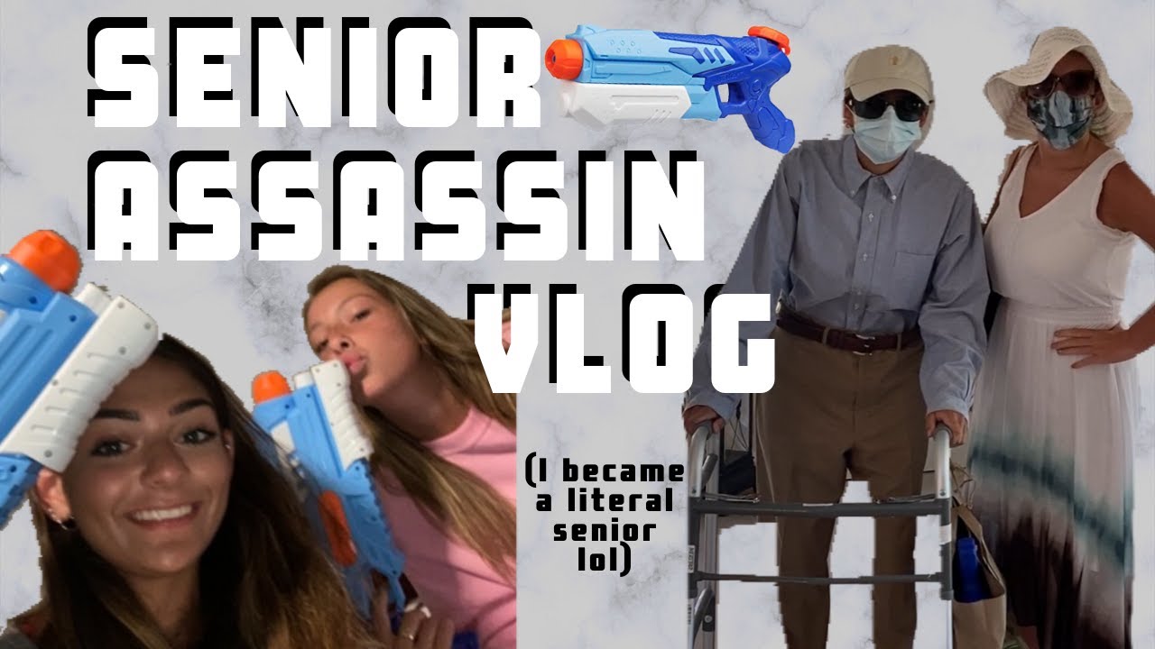 WINNING SENIOR ASSASSIN VLOG (lol jk) - YouTube