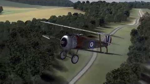 Sopwith Camel - Crosswind Landing