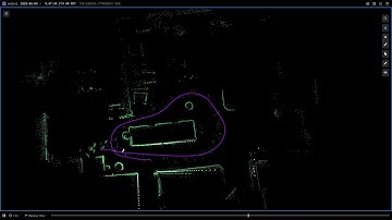 Point cloud map from Lidar