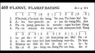 460. S'LAMAT, S'LAMAT DATANG | Lagu Masa Natal | Puji Syukur Katolik