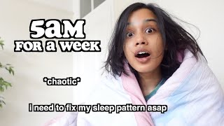 i tried waking up at 5AM for a week and this is what happened... | clickfortaz