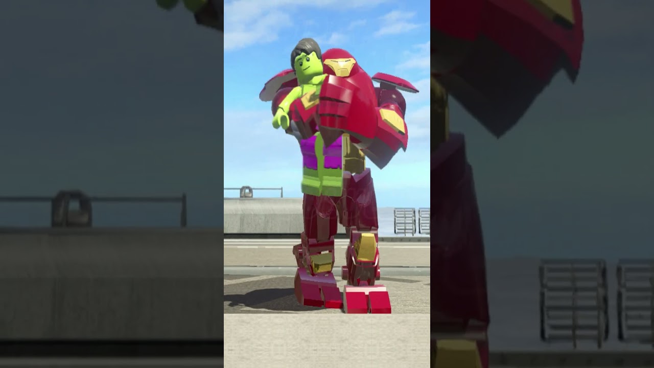 HULKBUSTER Hugs Yellow Green HULK Minifigure - LEGO Marvel Super Heroes