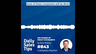 843: The Power of Proxy Statements - Evan Kelsay