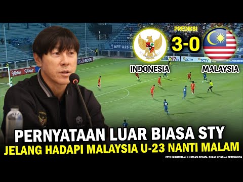 🔴 BULUKUDUK MERINDING ‼️ Begini Pernyataan Cerdas STY Jelang Indonesia U23 vs Malaysia~Berita Timnas