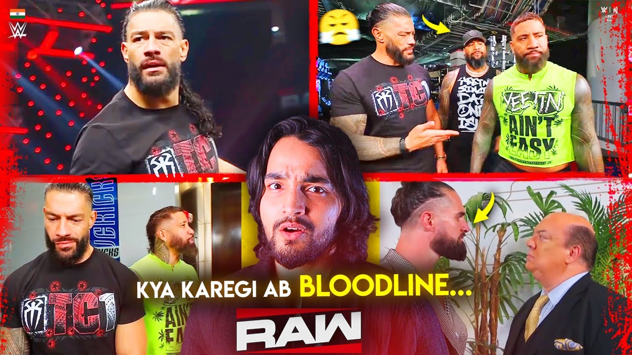 'Fir Shuru Bloodline-Kalesh🔥' Roman Reigns & The Usos Trouble - WWE Raw Highlights