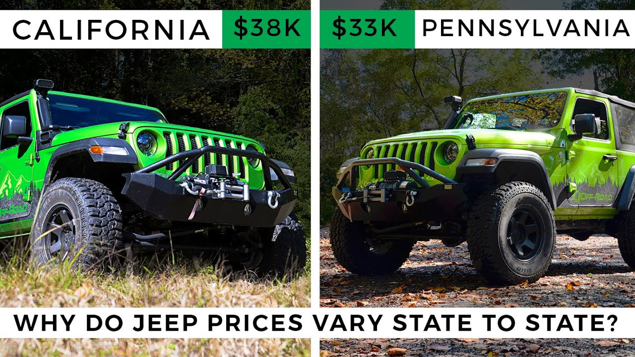 Why Do Jeep Prices Vary State to State? YouTube