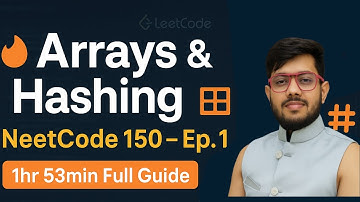 NeetCode 150 Ep.1: Arrays & Hashing Explained | DSA Interview Prep Series