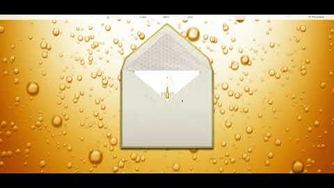 Bubbly Invitation with animated Envelope, Card and Bubbly video including guest management.