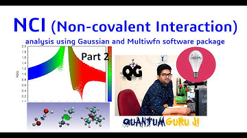 Live NCI Analysis For Periodic System Using Multiwfn software  ||Part-2 Materials