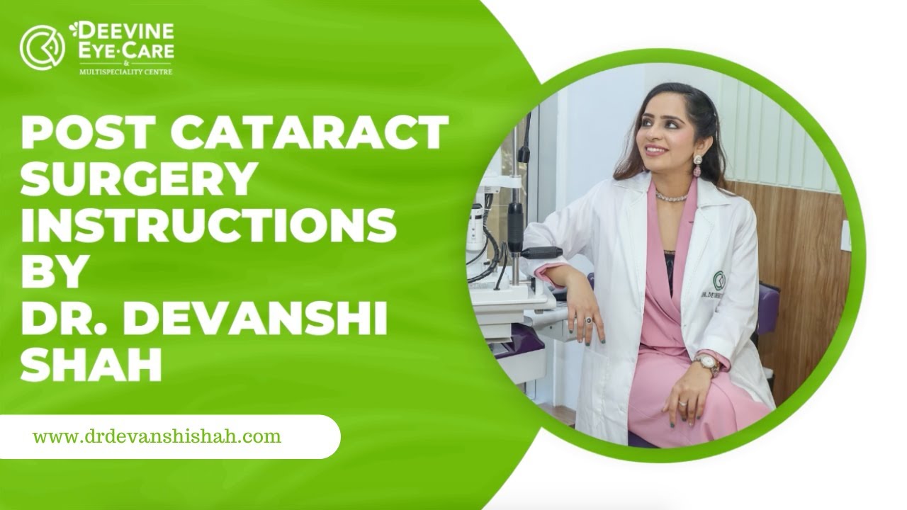 Dos and Donts after Cataract Surgery - YouTube