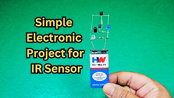 Simple Electronic Project for IR Sensor  ||  Science Project for BC547 Transistor
