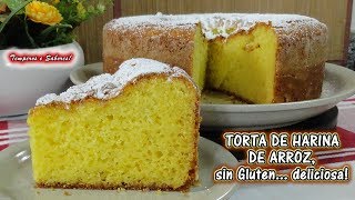 torta de harina de arroz sin gluten estilo portugués deliciosa