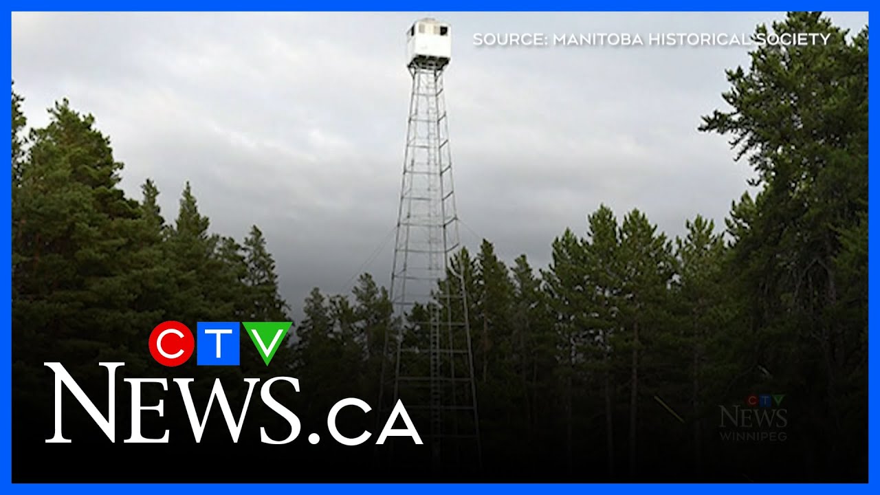 Fire tower demolished in Manitoba community