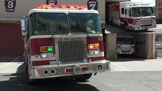 San Francisco Fire Dept. Truck 7 (Reserve) & Rescue 2 (Reserve) Responding
