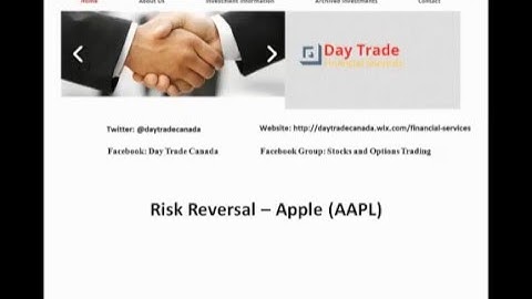 Risk Reversal Options Strategy - Apple (before earnings and iPhone 7 launch)