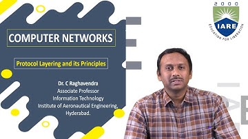 Protocol Layering and its Principles by Dr C Raghavendra