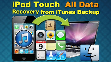 iPod Data Recovery: How to Recover iPod Touch Data, Contacts/SMS/Videos from iTunes backup on Mac