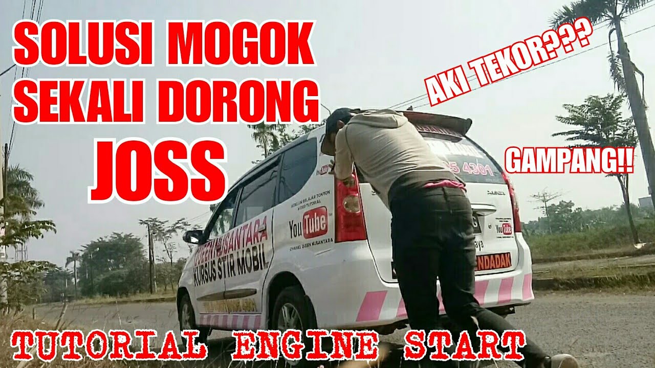 CARA DORONG MOBIL SAAT AKI SOAK!! GAMPANG BANGET !!!