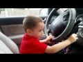 the four year old driver..