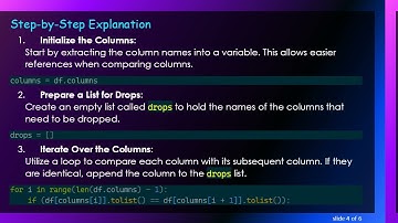 How to Effectively Drop Consecutive Duplicate Columns in Pandas DataFrame