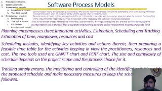 Lecture 3: Software Process Models (Waterfall, Incremental and RAD)