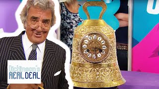 Antique French Brass Bell-Shaped Clock Set | Dickinson's Real Deal | S11 E03 | HomeStyle