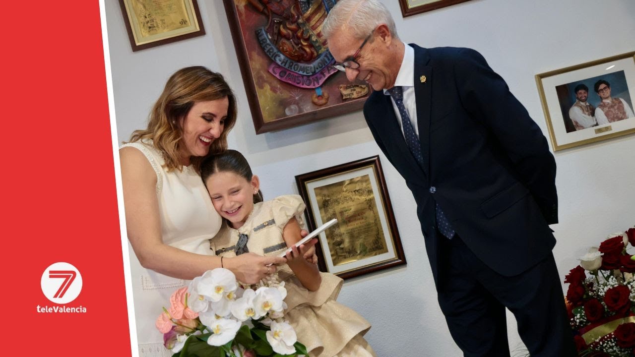 Las primeras palabras de Marta Mercader Roig como Fallera Mayor Infantil de Valencia