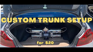 Easy Custom Trunk Setup DIY for any car | Part 2