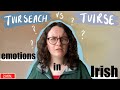 Twominute irish structures for expressing emotions in gaeilge