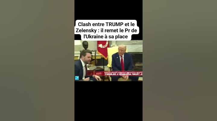 Le #président Zelensky remis à SA place par le #president #donaldtrump : recadrage en live 😂#poutine