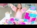 ЛИЗУН КВЕСТ 💖  СКВИШИ и СЛАЙМЫ . Видео для детей. 💖 Slime and Squishy challenge quest