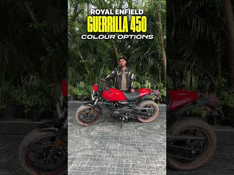 The Royal Enfield Guerrilla 450 gets a fresh set of colours for 2026 #guerrilla450